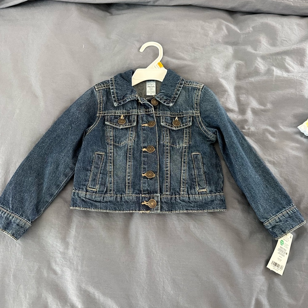 NWT Carters Kids Denim Jacket